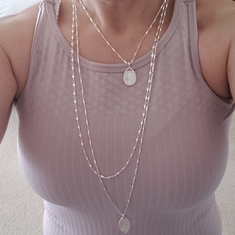 Stella & Dot long layered necklace